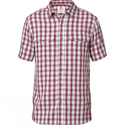 Camisa Fjallraven Abisko Cool Hombre - Rojas - Chile IOF485317